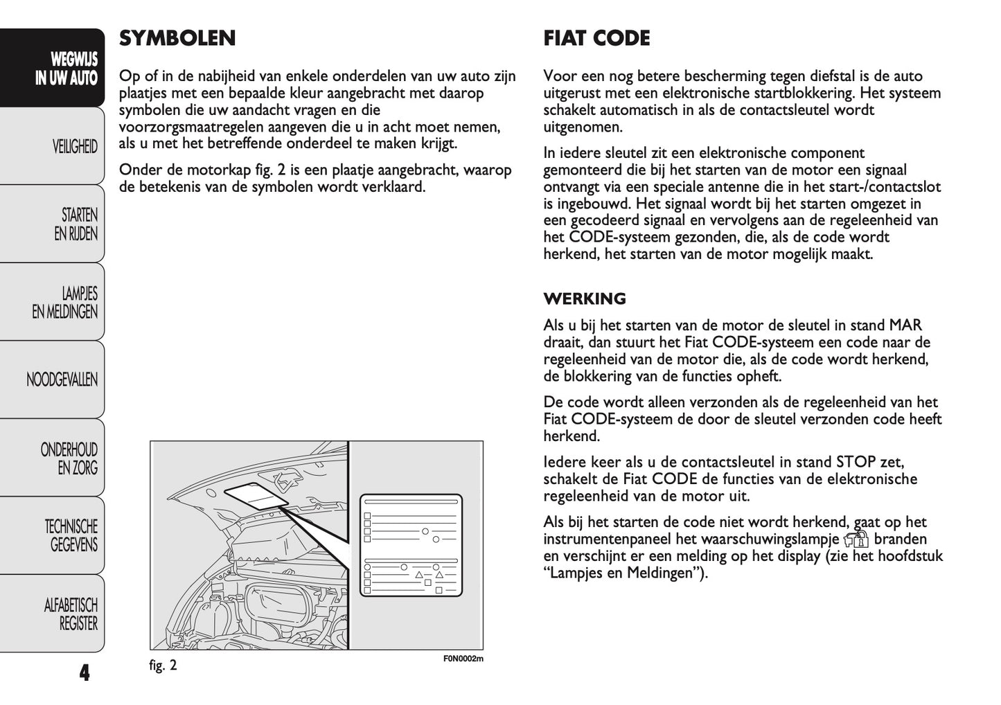 2010-2011 Fiat Ducato Owner's Manual | Dutch