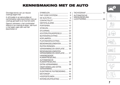 2016-2017 Fiat Ducato Owner's Manual | Dutch