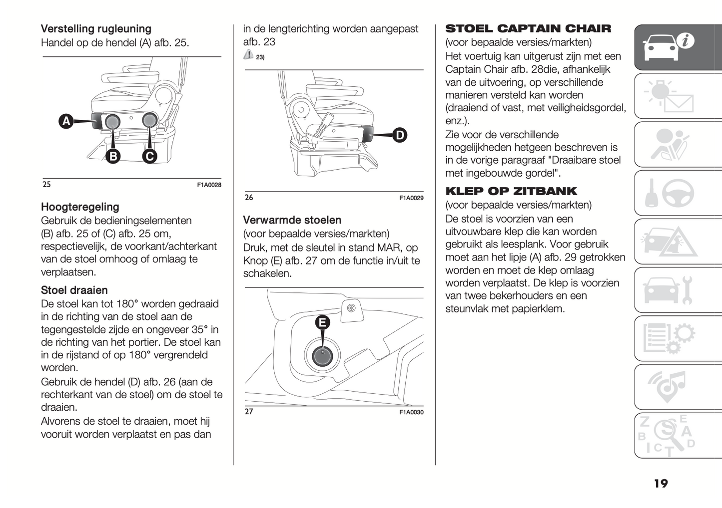 2020 Fiat Ducato Owner's Manual | Dutch