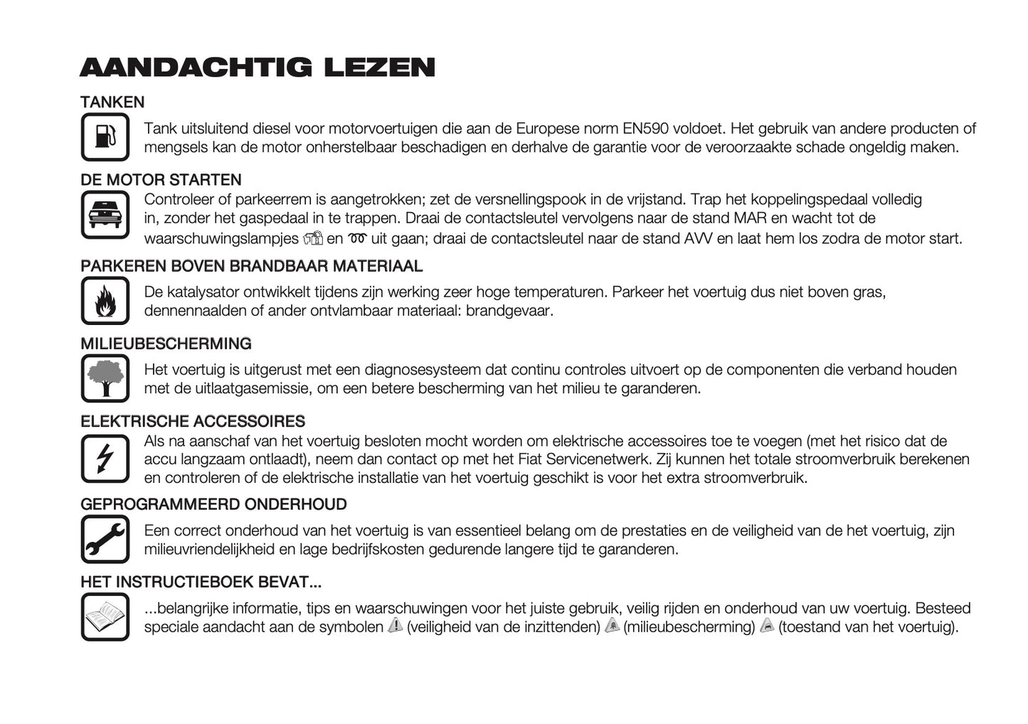 2021-2025 Fiat Ducato Camper Owner's Manual | Dutch