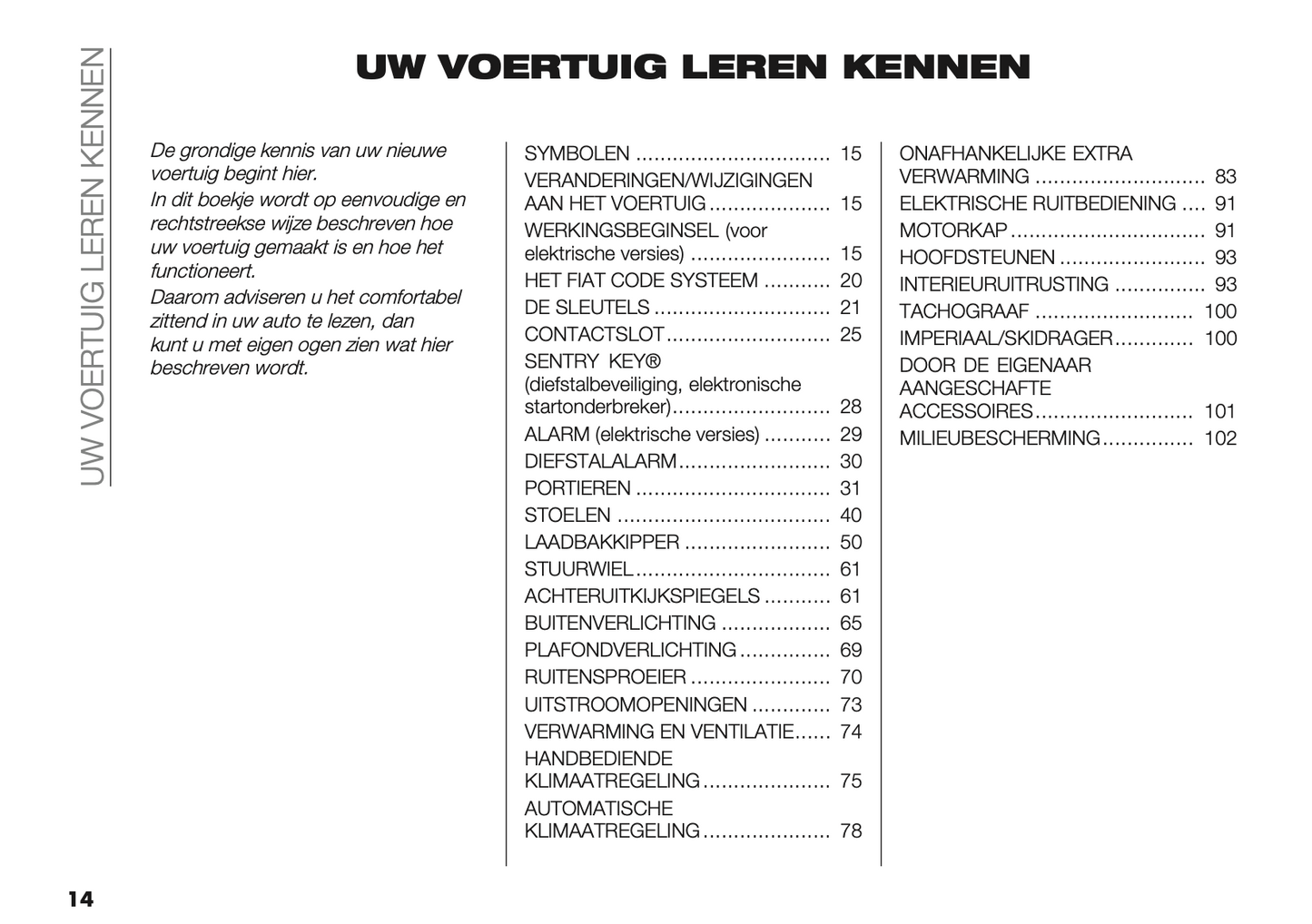 2024 Fiat Ducato/e-Ducato Owner's Manual | Dutch