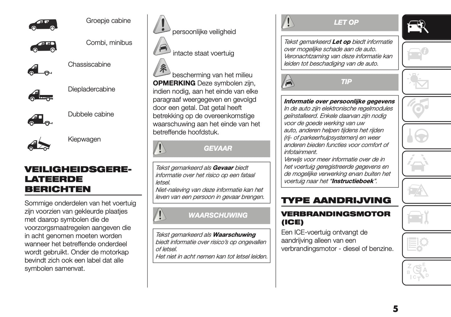 2025-2026 Fiat Ducato Owner's Manual | Dutch