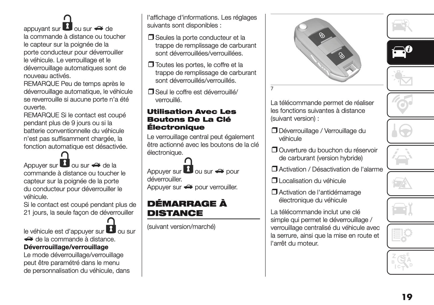 2025-2026 Fiat Grande Panda Owner's Manual | French