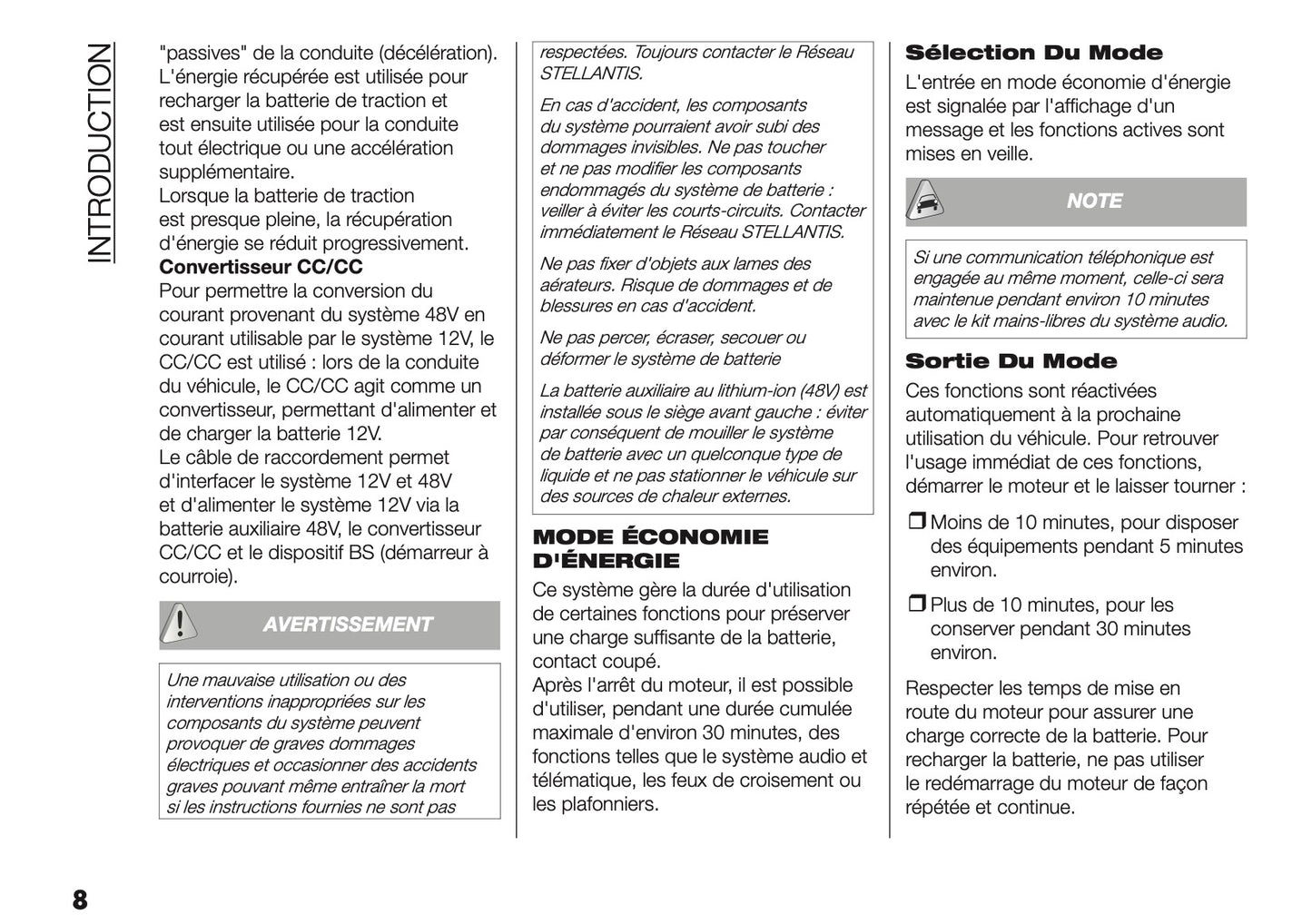 2025-2026 Fiat Grande Panda Owner's Manual | French