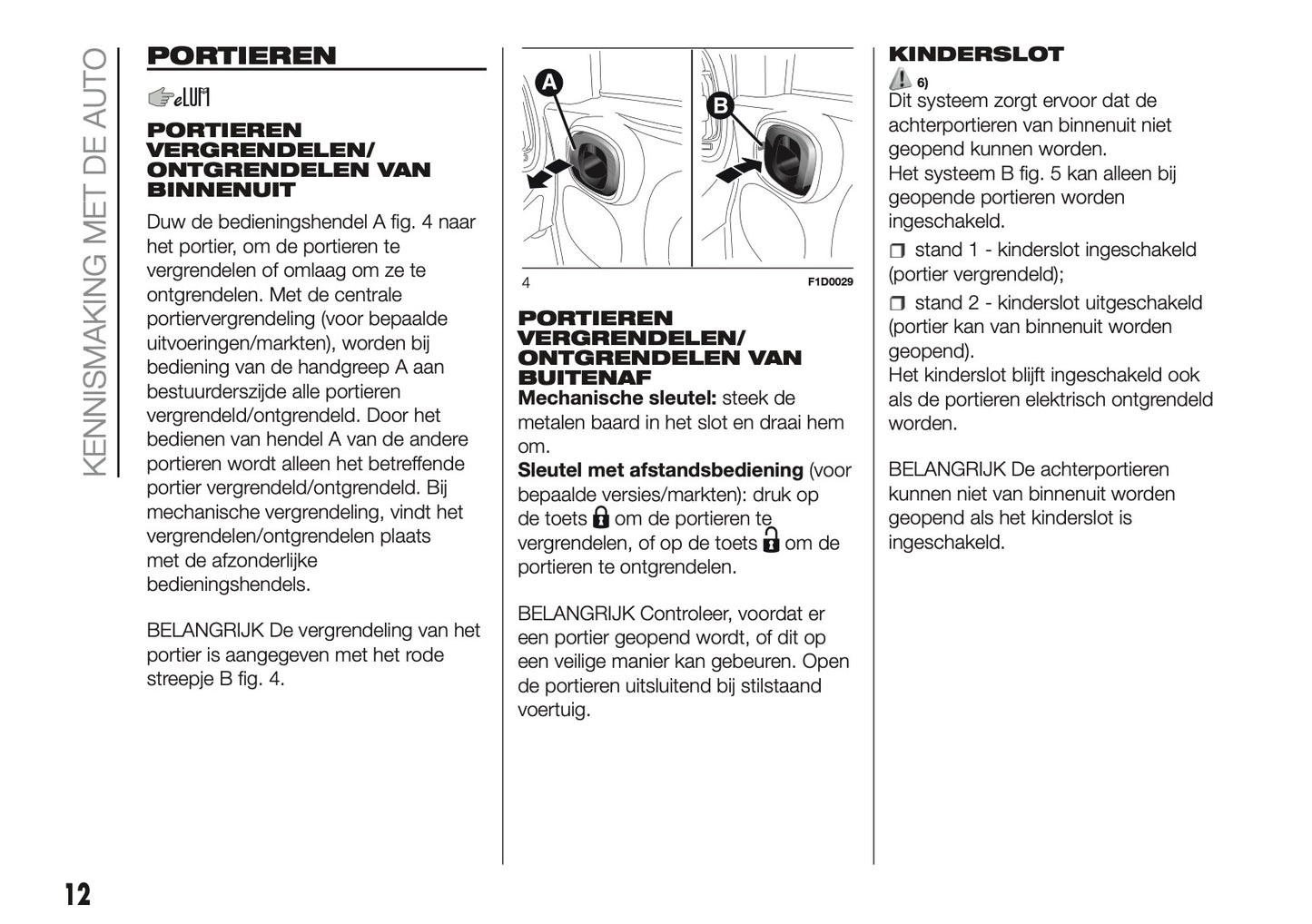 2017 Fiat Panda Owner's Manual | Dutch