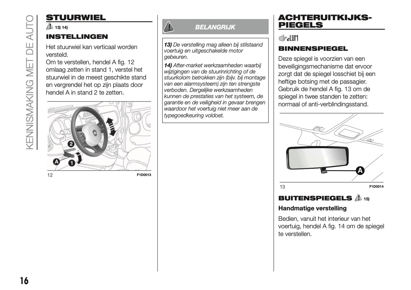 2017 Fiat Panda Owner's Manual | Dutch