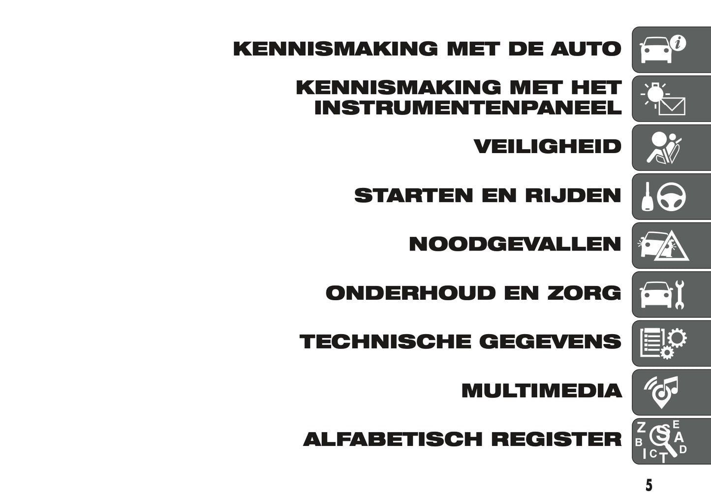 2017 Fiat Panda Owner's Manual | Dutch