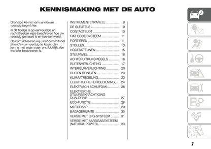 2017 Fiat Punto Easy Owner's Manual | Dutch