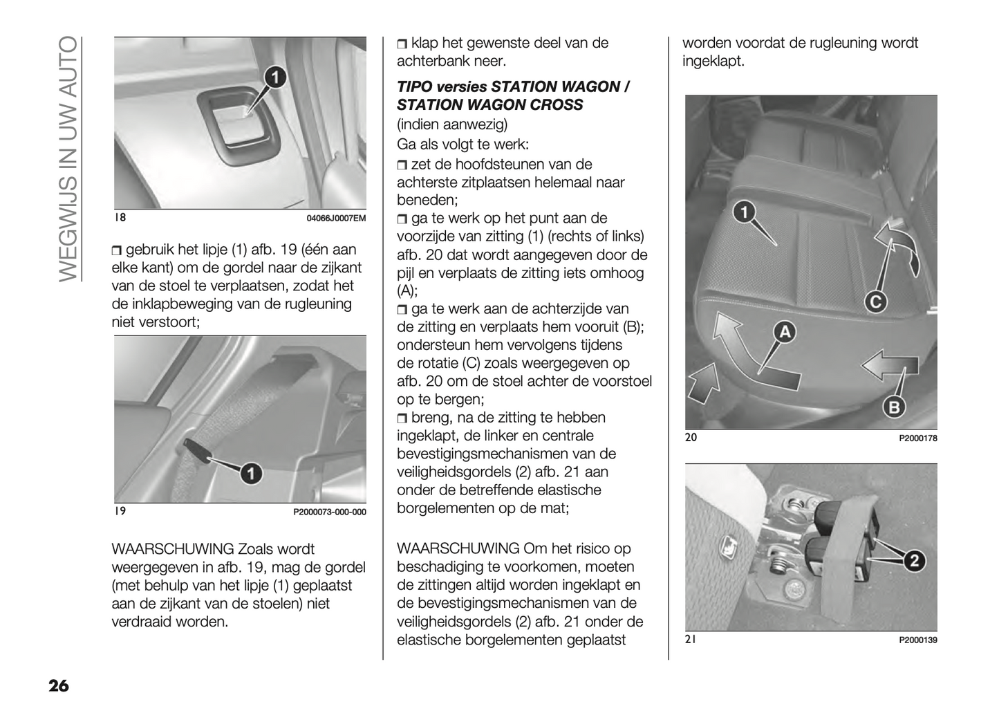 2023-2024 Fiat Tipo 5 Door/Tipo Station Wagon Owner's Manual | Dutch