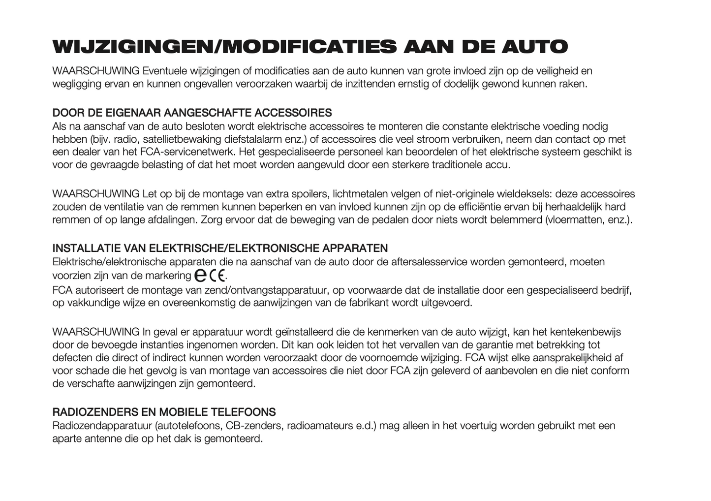 2023-2024 Fiat Tipo 5 Door/Tipo Station Wagon Owner's Manual | Dutch