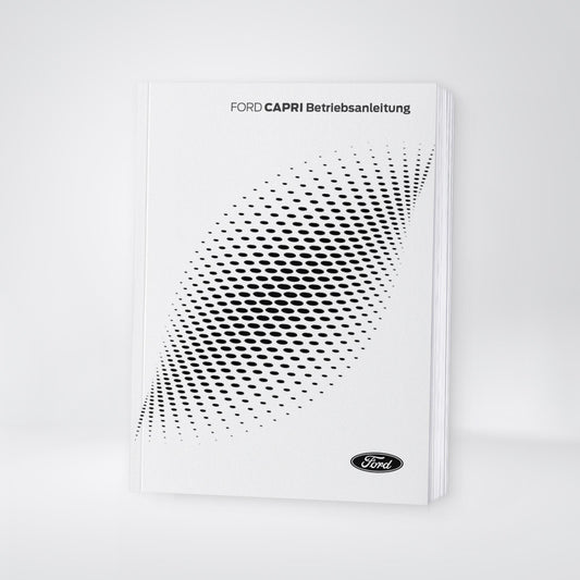 2024-2025 Ford Capri Owner's Manual | German