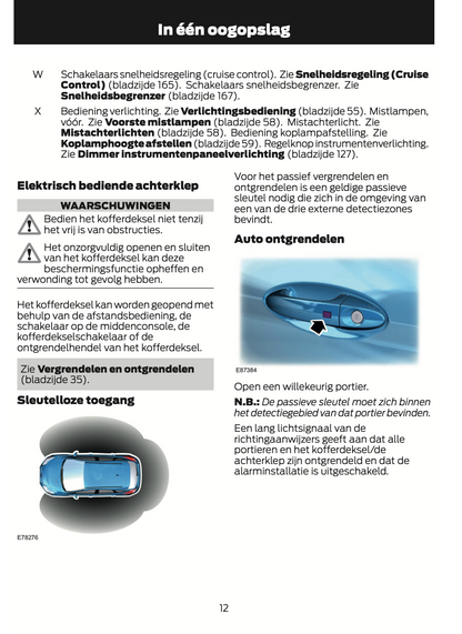 2012-2014 Ford C-Max Owner's Manual | Dutch