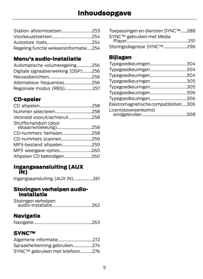 2012-2014 Ford C-Max Owner's Manual | Dutch