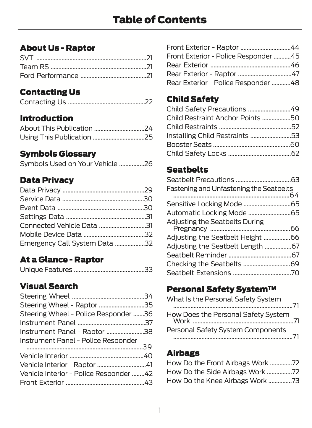 2021 Ford F-150 Owner's Manual | English