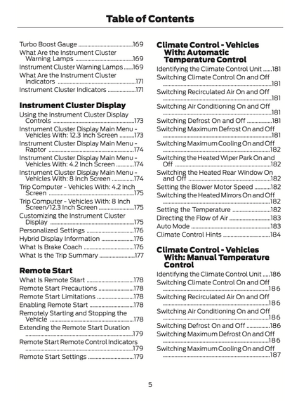 2022 Ford F-150 Owner's Manual | English