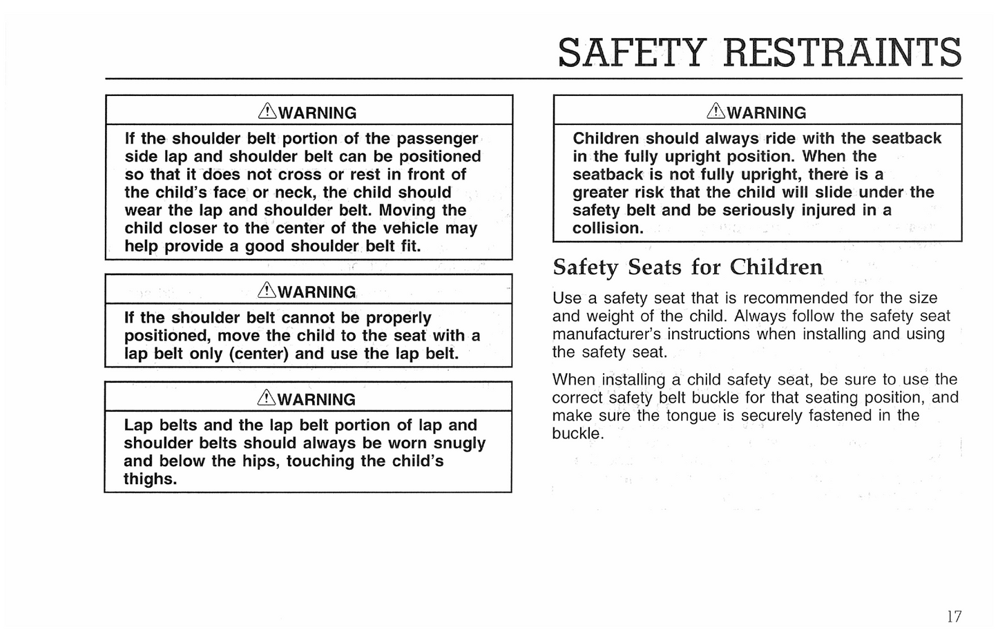 1996 Ford F&B Series Diesel Owner's Manual | English