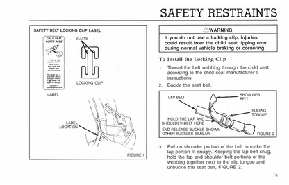 1996 Ford F&B Series Diesel Owner's Manual | English