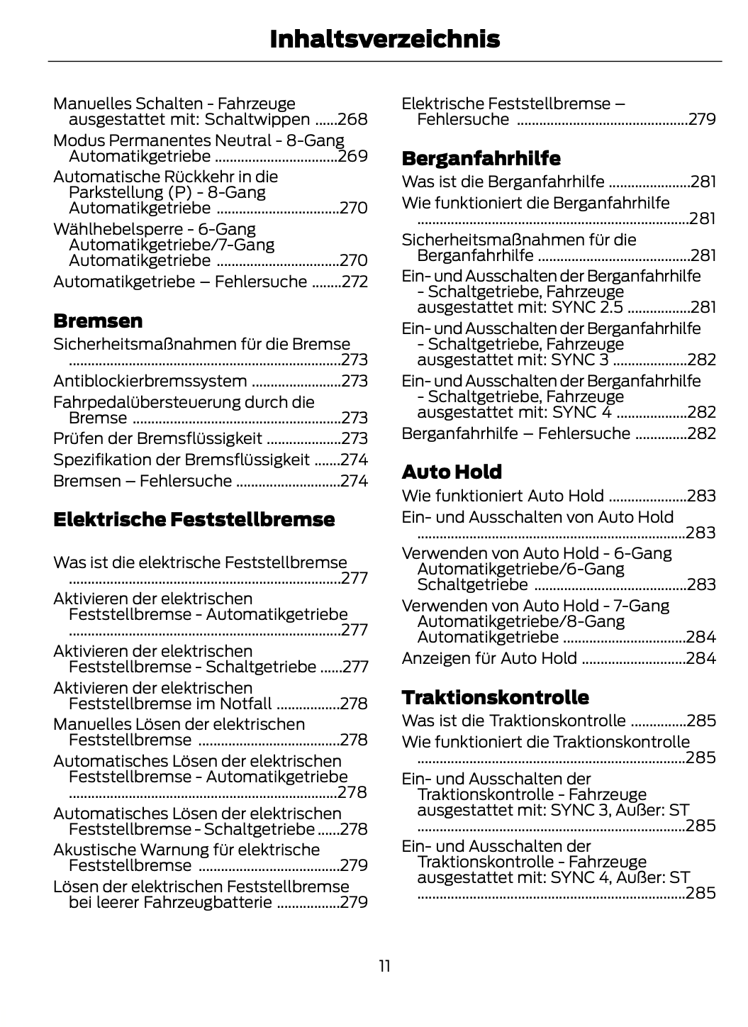 2023-2024 Ford Focus Bedienungsanleitung | Deutsch