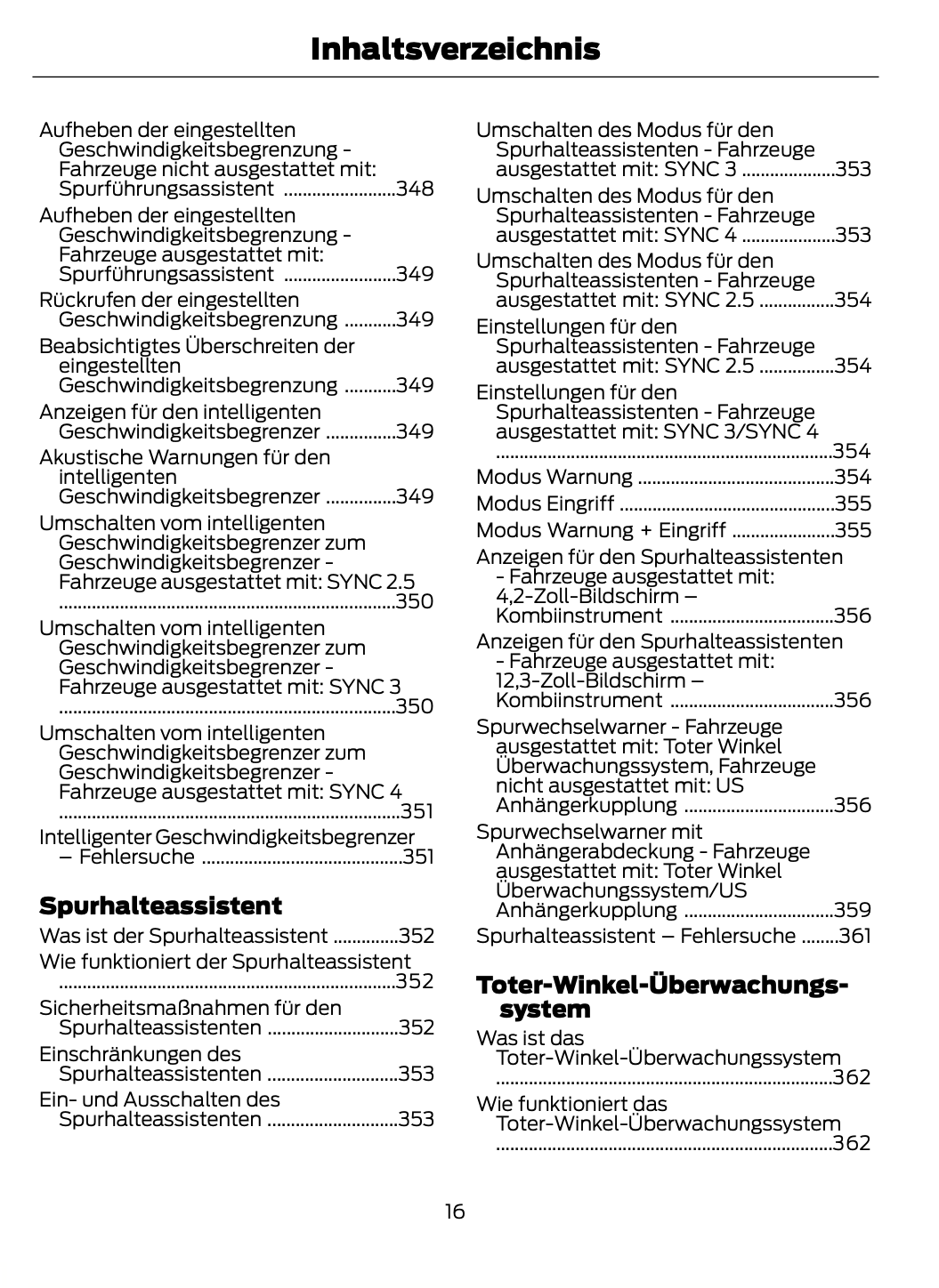 2023-2024 Ford Focus Owner's Manual | German