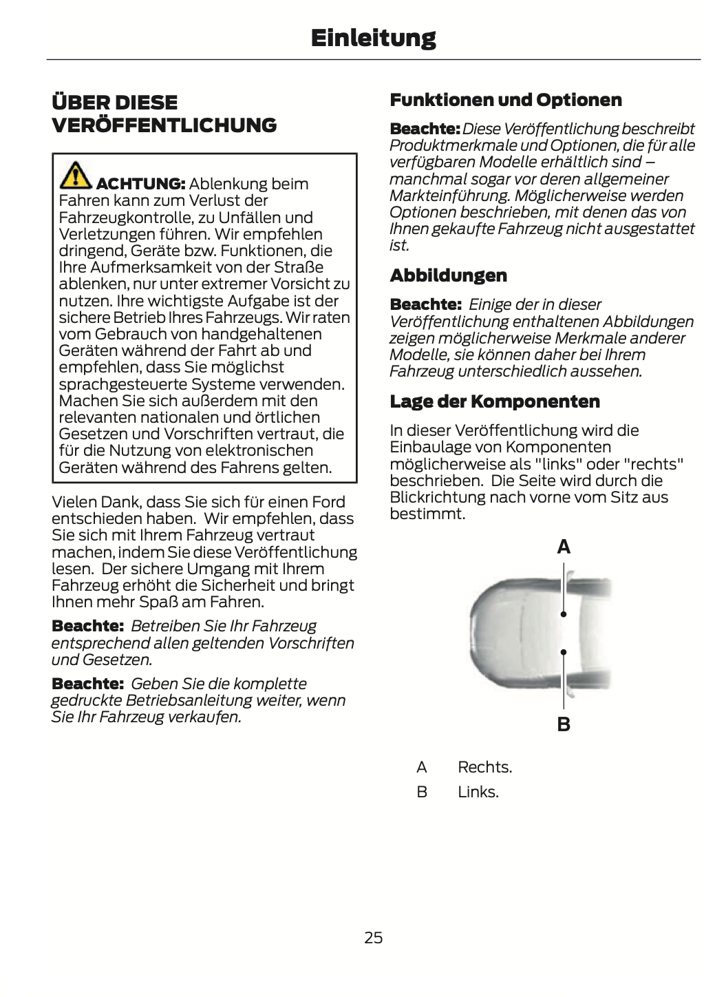 2023-2024 Ford Focus Owner's Manual | German