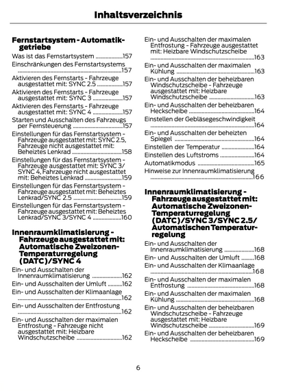 2023-2024 Ford Focus Bedienungsanleitung | Deutsch