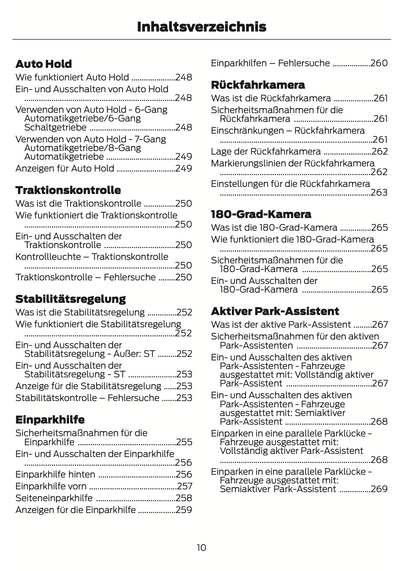 2024 Ford Focus Bedienungsanleitung | Deutsch