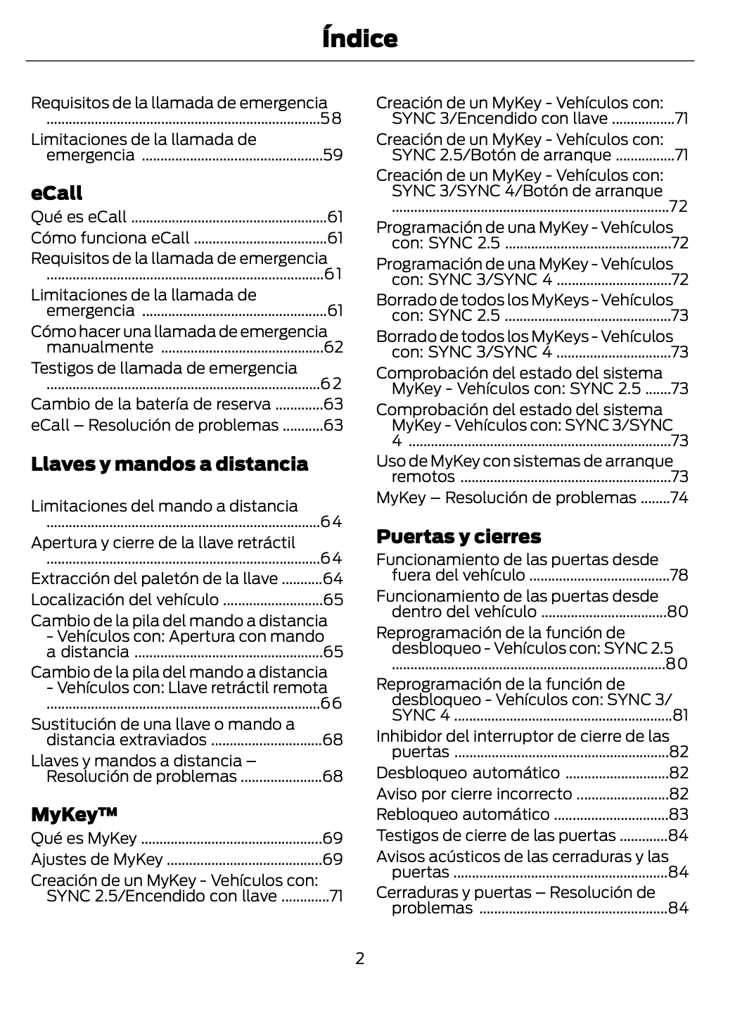 2023-2024 Ford Focus Owner's Manual | Spanish