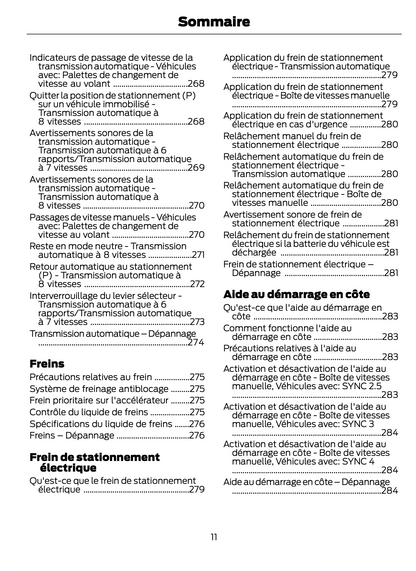 2023-2024 Ford Focus Bedienungsanleitung | Französisch