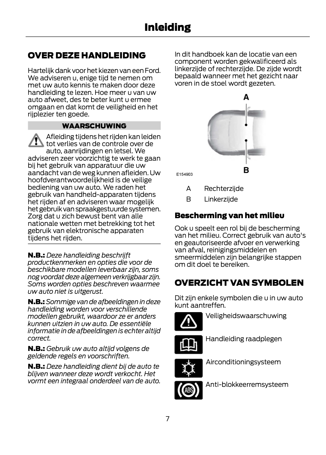 2013-2014 Ford Focus Owner's Manual | Dutch