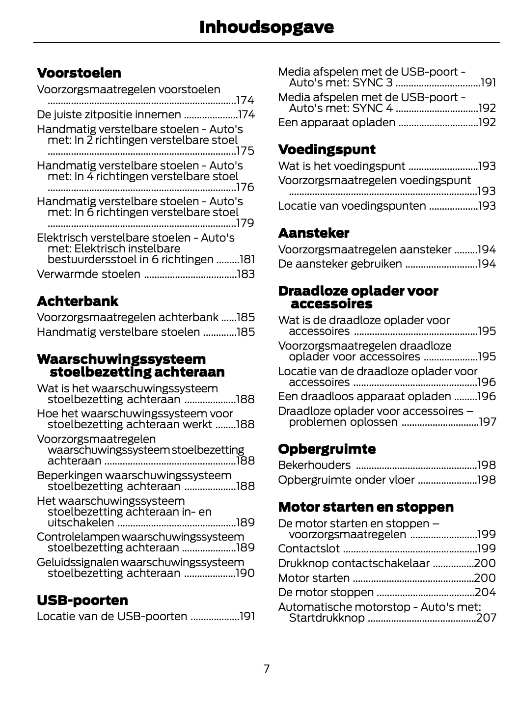 2023-2024 Ford Focus Bedienungsanleitung | Niederländisch