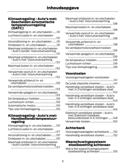 2024-2025 Ford Focus Owner's Manual | Dutch
