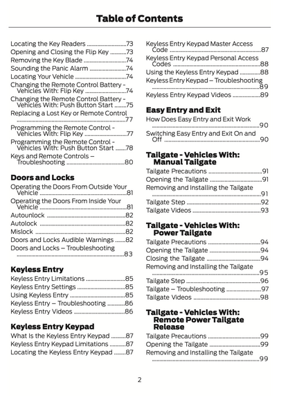 2023 Ford F-Series Super Duty Owner's Manual | English