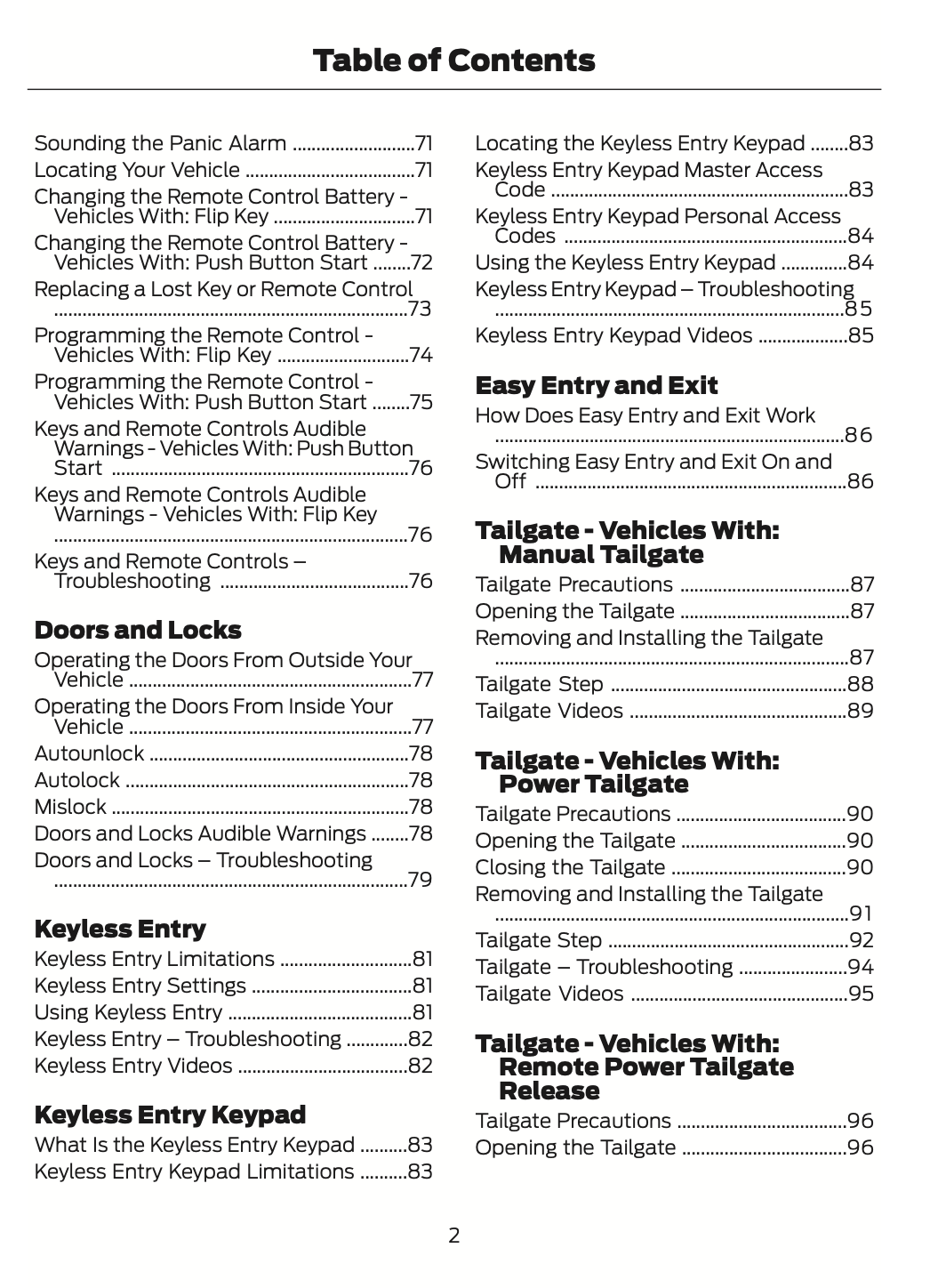 2024 Ford F-Series Super Duty Owner's Manual | English