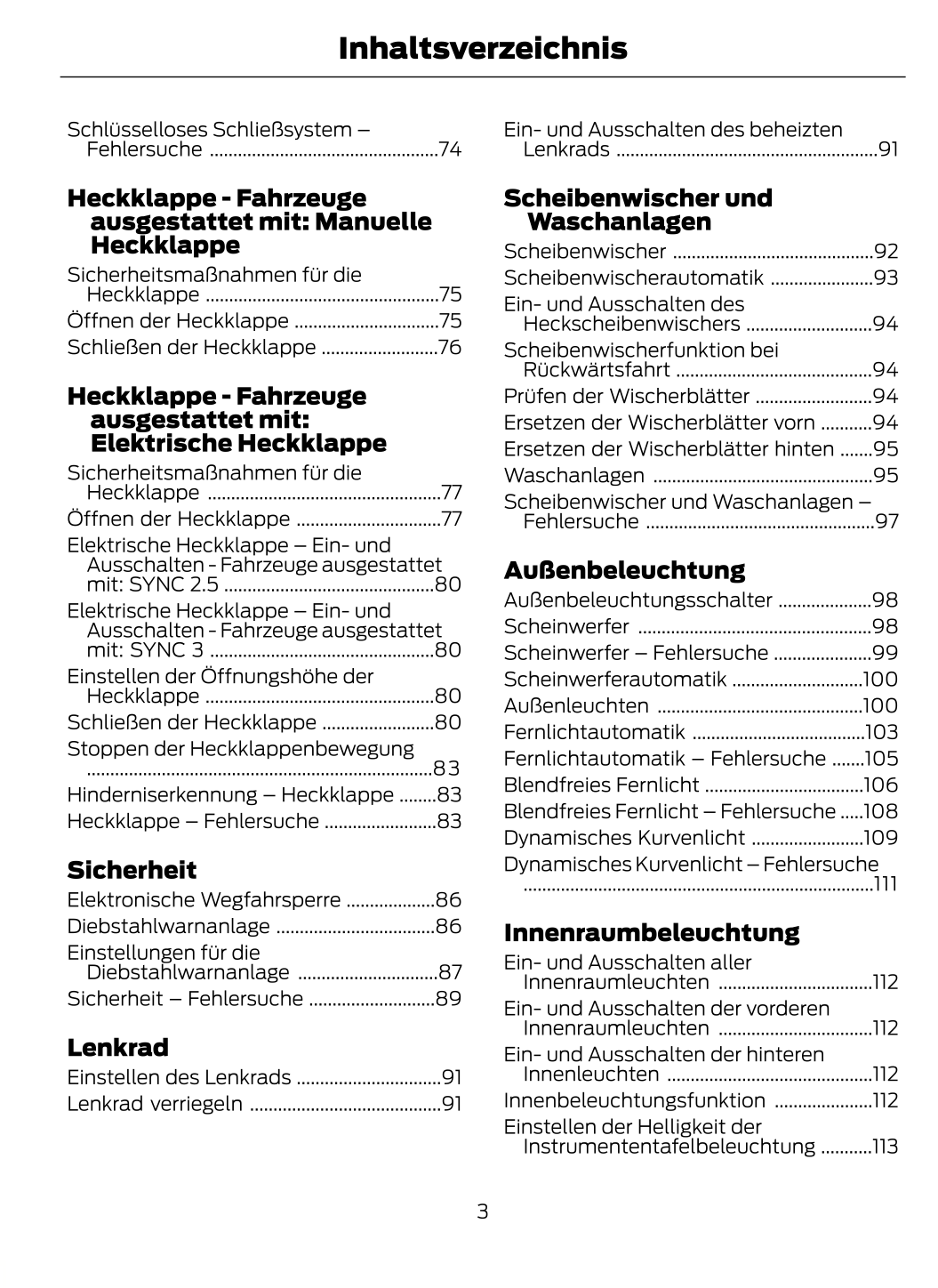 2022-2024 Ford Kuga Bedienungsanleitung | Deutsch