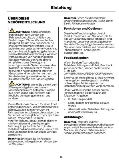 2025-2026 Ford Kuga Owner's Manual | German