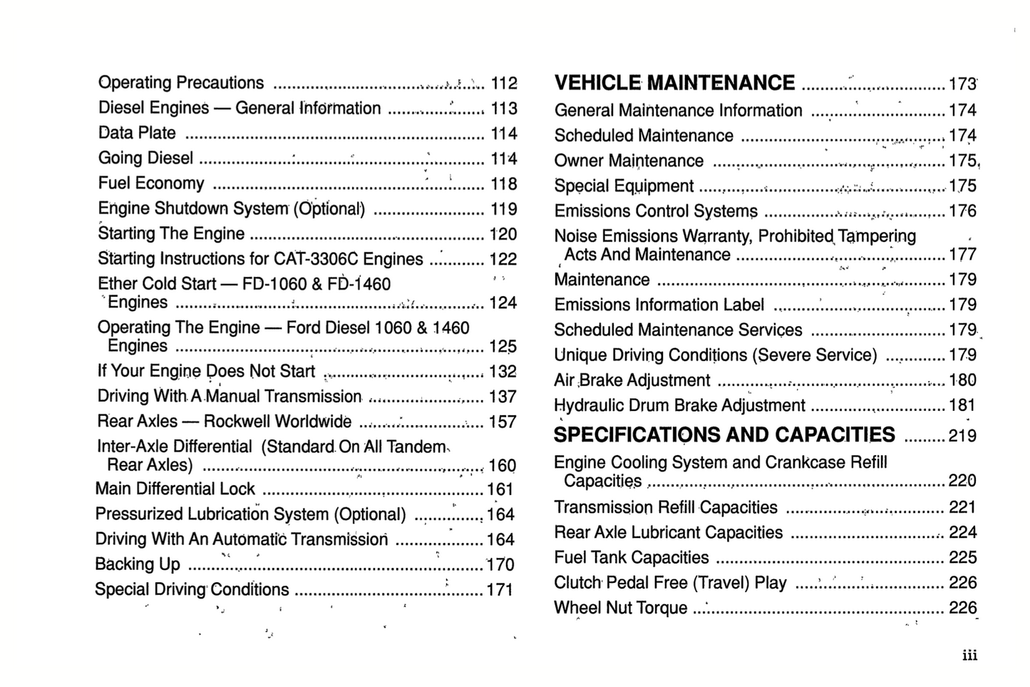 1994 Ford L-Series Bedienungsanleitung | Englisch