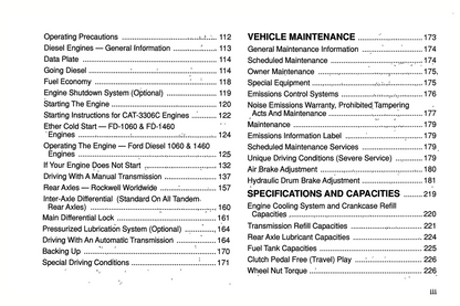 1994 Ford L-Series Bedienungsanleitung | Englisch