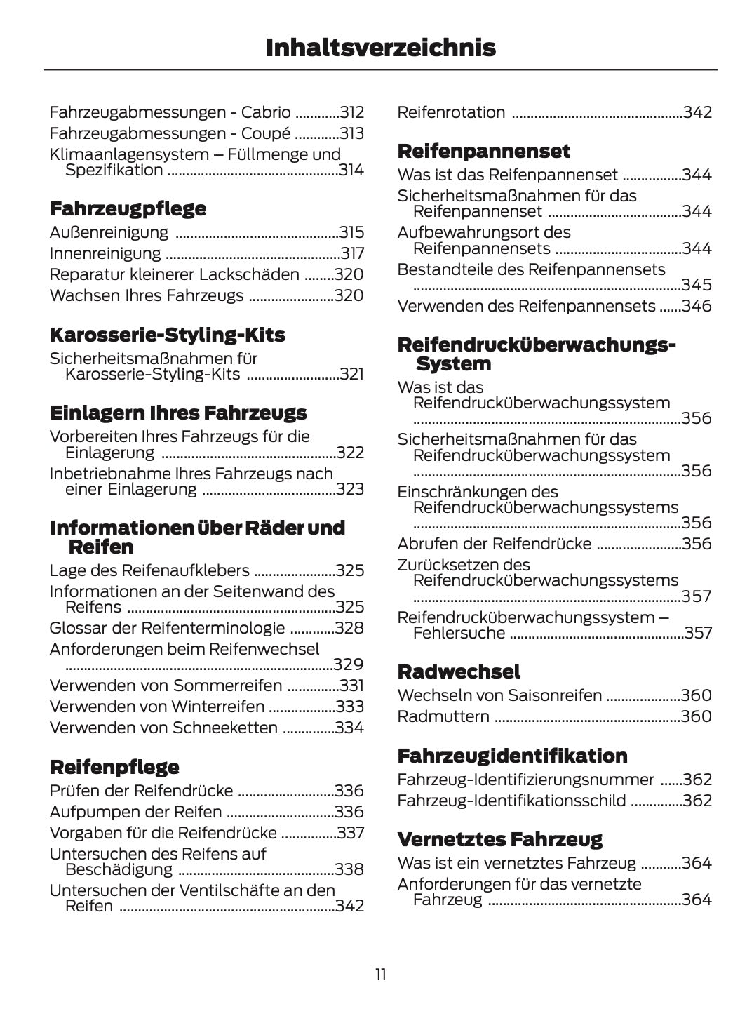 2024-2025 Ford Mustang Bedienungsanleitung | Deutsch
