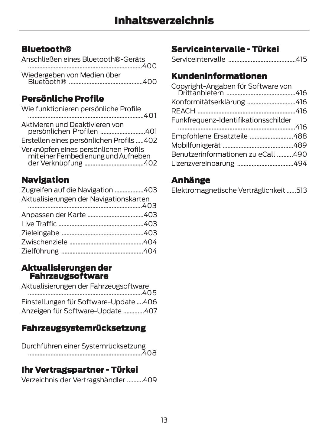 2024-2025 Ford Mustang Bedienungsanleitung | Deutsch