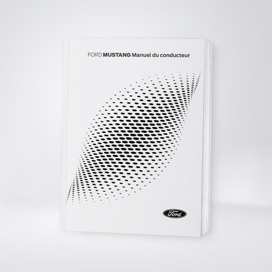 2025-2026 Ford Mustang Owner's Manual | French