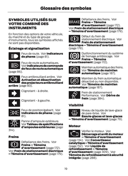 2025-2026 Ford Mustang Owner's Manual | French