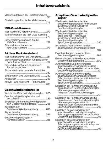 2023-2024 Ford Puma Owner's Manual | German