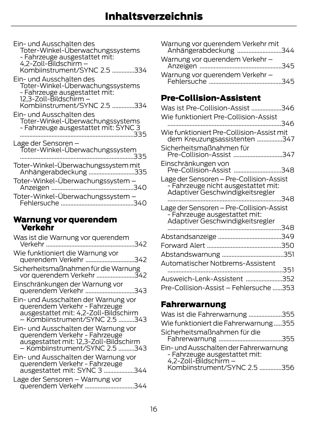 2023-2024 Ford Puma Owner's Manual | German