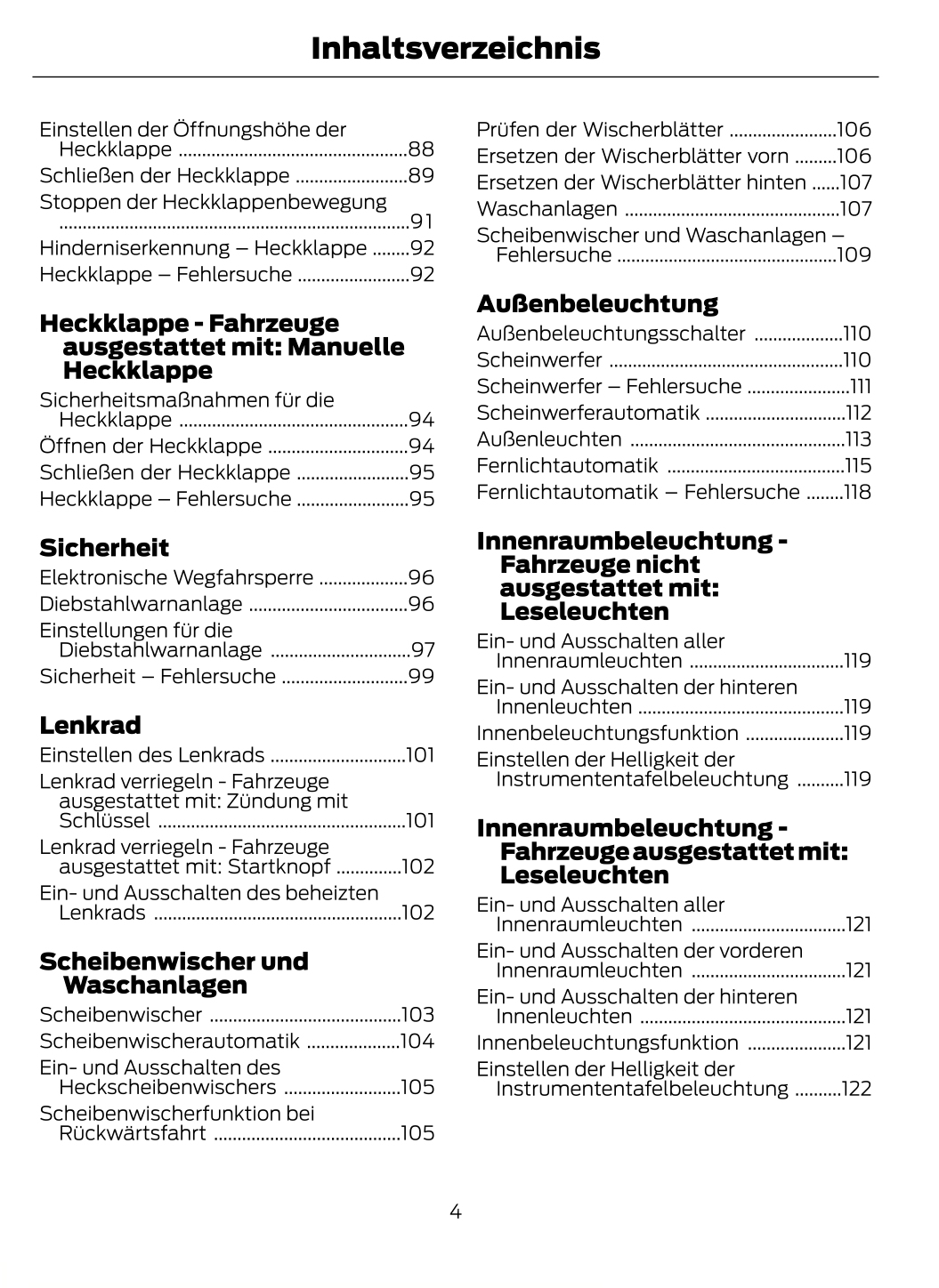 2023-2024 Ford Puma Owner's Manual | German