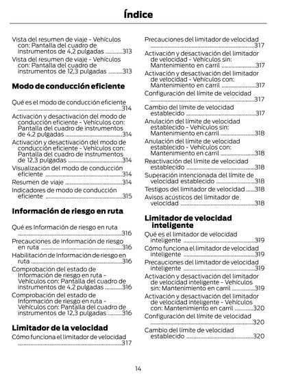 2023-2024 Ford Puma Bedienungsanleitung | Spanisch