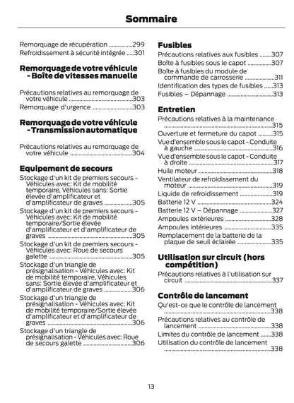 2024 Ford Puma Owner's Manual | French