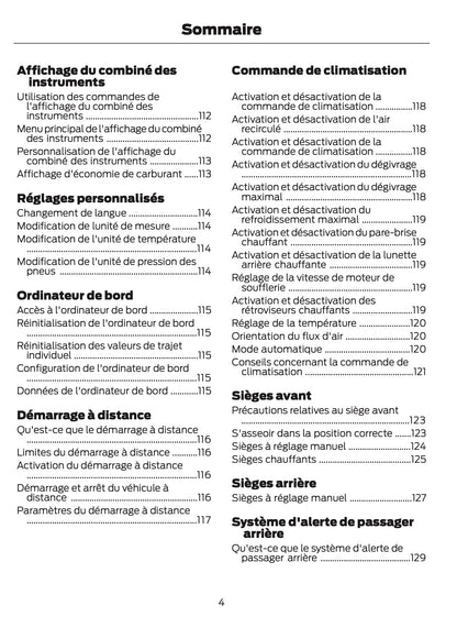 2024 Ford Puma Owner's Manual | French