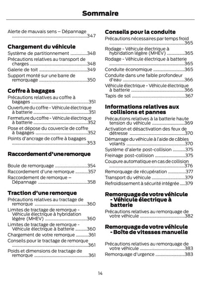 2025 Ford Puma Owner's Manual | French