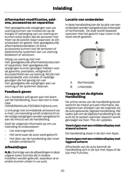 2026 Ford Puma Owner's Manual | Dutch
