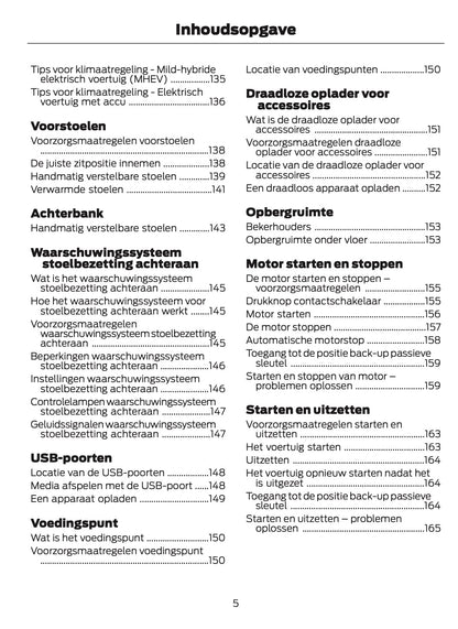 2026 Ford Puma Owner's Manual | Dutch